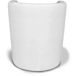 Dmora Fauteuil Avec Revêtement En éco-cuir, Couleur Blanche, 65 X 78 X 60 Cm -VIDAXL || Songmics Soldes 72530266 4