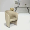 Dmora Fauteuil Avec Revêtement En éco-cuir, Couleur Beige, Dimensions 65 X 78 X 60 Cm 1 Dmora Fauteuil Avec Revêtement En éco-cuir, Couleur Beige, Dimensions 65 X 78 X 60 Cm -VIDAXL || Songmics Soldes 72530575 1