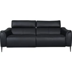 Canapé 2 Places Avec 2 Relax En 100% Tout Cuir épais De Luxe Italien Avec 2 Relax électriques Et 2 Têtières électriques, MILAN, Noir -VIDAXL || Songmics Soldes 72607100 2