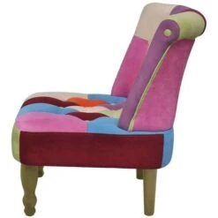 Chaises En Style Français Lot De 2 Avec Design Patchwork Tissu VidaXL -VIDAXL || Songmics Soldes 733327 4