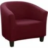 Housse De Fauteuil Cabriolet Extensible,Facile à Installer Et à Laver, Housse De Chaise Avec Accoudoirs Couverture De Fauteuil Chesterfield Pour Comptoir Bar Salon Salle De Réunion,Vin Rouge -VIDAXL || Songmics Soldes 75243718 1