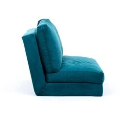Pouf Convertible 2 Places Joude Velours Vert Foncé -VIDAXL || Songmics Soldes 76662369 3