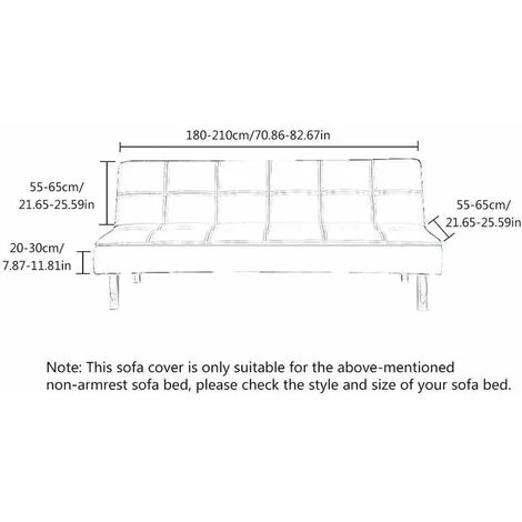 Housse De Clic Clac élastique Canapé 3 Places,Salon Couverture De Couleur Solide,Noir——Adélala 4 Housse De Clic Clac élastique Canapé 3 Places,Salon Couverture De Couleur Solide,Noir——Adélala – Image 2