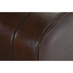 Repose-pieds En Cuir Coloris Marron - Longueur 40 X Profondeur 32 X Hauteur 53 Cm -PEGANE- -VIDAXL || Songmics Soldes 77366903 3