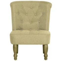 Nova Conception élégante Du Fauteuil Français En Tissu Disponible En Différentes Couleurs Couleur : Vert -VIDAXL || Songmics Soldes 77393325 3