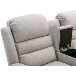 Canapé D'angle Droit Relax En Tissu Beige MACEDONIA -VIDAXL || Songmics Soldes 77590454 5