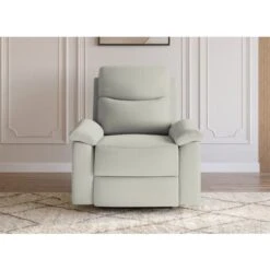Fauteuil Relax Gris Clair JACOB -VIDAXL || Songmics Soldes 78331928 3