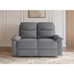 Canapé Relax Gris Foncé 2 Places JACOB 9 Canapé Relax Gris Foncé 2 Places JACOB -VIDAXL || Songmics Soldes 78331934 3