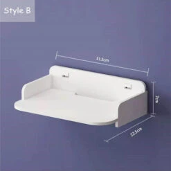 étagère De Projecteur Wifi, Botes De Rangement De Cable D&39alimentation, Bote De Support De Fil, étagères Murales En Bois-plastique Suspendues, Décoration De Maison DIY, 1 Pièce,Rectangle