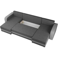 Harvey - Canapé Panoramique En U - 7 Places - Convertible Avec Coffre - En Tissu 7 Harvey - Canapé Panoramique En U - 7 Places - Convertible Avec Coffre - En Tissu -VIDAXL || Songmics Soldes 79302169 2