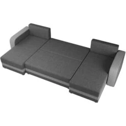 Harvey - Canapé Panoramique En U - 7 Places - Convertible Avec Coffre - En Tissu 8 Harvey - Canapé Panoramique En U - 7 Places - Convertible Avec Coffre - En Tissu -VIDAXL || Songmics Soldes 79302169 3