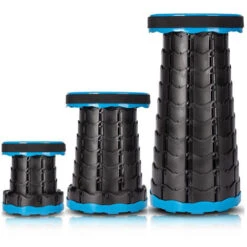 Tabouret Télescopique Portable,Tabouret Pliable En Plastique, Siege Pliant Portable Pour La Pêche BBQ Jardinage Bleu -VIDAXL || Songmics Soldes 79598158 4