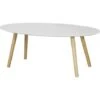 Table Basse Ovale Table D’appoint Design Moderne Table De Salon En Bois FBT61-W SoBuy® -VIDAXL || Songmics Soldes 8039437 1