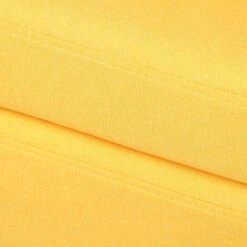 Fauteuil Scandinave En Tissu-Fauteuil Pieds Bois Hévéa Massif-Tissu Effet Feutrine 64*60*70cm Jaune -VIDAXL || Songmics Soldes 80872580 5