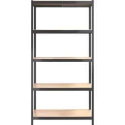 Étagère De Rangement 5 Niveaux | Meuble De Rangement Meuble Étagère Anthracite Acier Bois Ingénierie 75534 -VIDAXL || Songmics Soldes 81167590 4