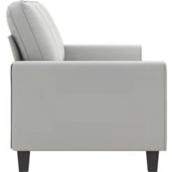 Canapé Relax Salon - Moderne Canapé à 3 Places Gris Clair 180 Cm Tissu Microfibre,214x77x80 Cm -VIDAXL || Songmics Soldes 81380589 4