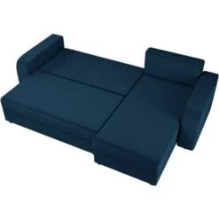 Harvey - Canapé D'angle Réversible - Convertible - Avec Coffre - En Velours - 4 Places - Style Contemporain 8 Harvey - Canapé D'angle Réversible - Convertible - Avec Coffre - En Velours - 4 Places - Style Contemporain -VIDAXL || Songmics Soldes 83041741 3