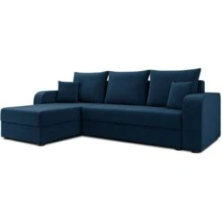 Harvey - Canapé D'angle Réversible - Convertible - Avec Coffre - En Velours - 4 Places - Style Contemporain 9 Harvey - Canapé D'angle Réversible - Convertible - Avec Coffre - En Velours - 4 Places - Style Contemporain -VIDAXL || Songmics Soldes 83041741 4