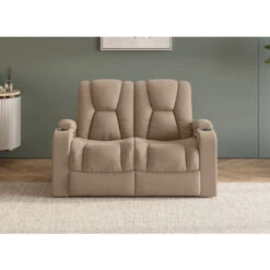 Canapé 2 Places Relax électrique En Tissu Microfibre Beige EL CLARENCE 9 Canapé 2 Places Relax électrique En Tissu Microfibre Beige EL CLARENCE -VIDAXL || Songmics Soldes 83722693 3