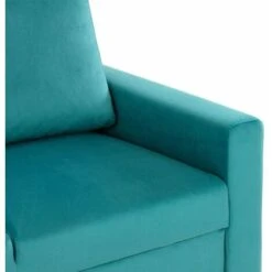 BUDWING Canapé D'angle Réversible (droite Et Gauche) 3 Places Tissu Turquoise Fox 200x77x85 Cm -VIDAXL || Songmics Soldes 83863315 3