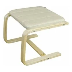 Repose Pieds Rembourré, Repose Jambes- Beige FST38-W SoBuy®
