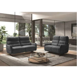 Canapé De Relaxation En Microfibre Kondonia - Manuel Ou électrique - 3 Couleurs - 1, 2 Ou 3 Places - Couleur Gris Clair - Nombre De Place(s) Fauteuil - Système Electrique -VIDAXL || Songmics Soldes 86718580 4