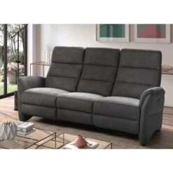 Canapé De Relaxation En Nubuck Valenza - Manuel Ou électrique - 2 Couleurs - 1, 2 Ou 3 Places - Couleur Beige Clair - Système Electrique - Nombre De Place(s) Fauteuil -VIDAXL || Songmics Soldes 86718629 4