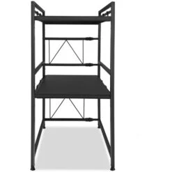 AUFUN 3 Niveaux Étagère à Micro-Ondes Extensible Avec 3 Crochets De Suspension, Espace De Rangement Pour Comptoir De Cuisine, (44-60 Cm, Noir) 10 AUFUN 3 Niveaux Étagère à Micro-Ondes Extensible Avec 3 Crochets De Suspension, Espace De Rangement Pour Comptoir De Cuisine, (44-60 Cm, Noir) -VIDAXL || Songmics Soldes 87110675 4