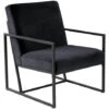 Fauteuil Velours Noir Contemporain - Atmosphera Créateur D'intérieur -VIDAXL || Songmics Soldes 87948243 1