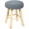 Tabouret Gris Foncé - Atmosphera Créateur D'intérieur -VIDAXL || Songmics Soldes 87949778 1