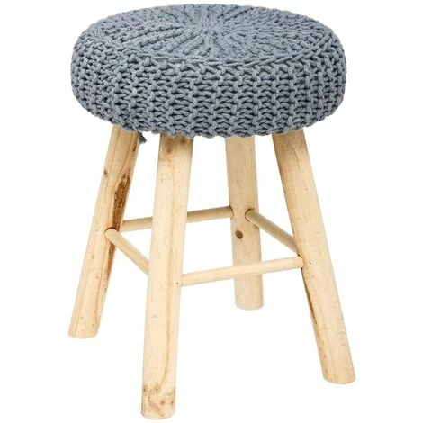 Tabouret Gris Foncé - Atmosphera Créateur D'intérieur 3 Tabouret Gris Foncé - Atmosphera Créateur D'intérieur