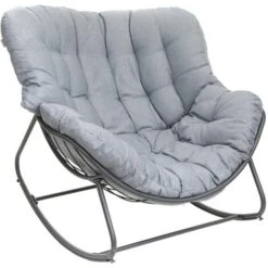 Fauteuil Bascul Paopao Graphite - Hespéride