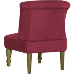 Lot De 2 Chaises Design - Chaises Françaises Rouge Bordeaux Tissu BonneVie-30807 -VIDAXL || Songmics Soldes 88054880 5