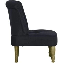 Chaise Design - Chaise Française Noir Tissu BonneVie-72756 -VIDAXL || Songmics Soldes 88056369 3