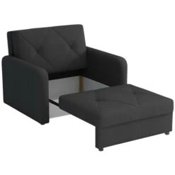 Fauteuil Columbus 167, Trinity 16, 85x103x100cm, Tapisserie, Pieds: Métallique -VIDAXL || Songmics Soldes 88862537 3
