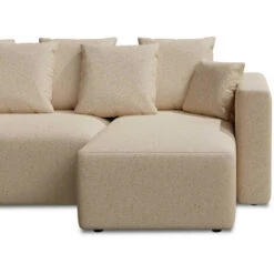 Katharina - Canapé Panoramique En U - 7 Places - Convertible Avec Coffre - En Tissu Texturé -VIDAXL || Songmics Soldes 89375269 4