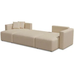 Katharina - Canapé Panoramique En U - 7 Places - Convertible Avec Coffre - En Tissu Texturé -VIDAXL || Songmics Soldes 89375269 5