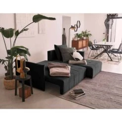 Petra - Canapé D'angle Réversible - Convertible Avec Coffre - 4 Places - En Velours -VIDAXL || Songmics Soldes 89375833 3