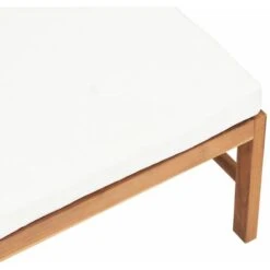 Repose-Pieds Pour Salon Ou Chambre - Tabouret Pouf Avec Coussin Crème Bois De Teck Solide BV811140 - BonneVie 8 Repose-Pieds Pour Salon Ou Chambre - Tabouret Pouf Avec Coussin Crème Bois De Teck Solide BV811140 - BonneVie -VIDAXL || Songmics Soldes 93464332 3