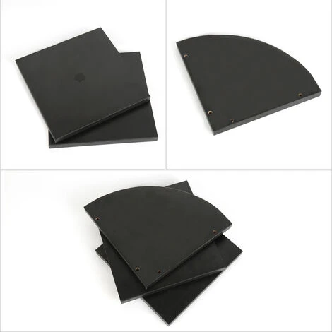 Étagères De Coin Murales,Étagère D'angle 5 Niveaux, Bibliothèque, Basic Storage Shelf, Bureau, Entrée, Chambre, Salon, Noir 7 Étagères De Coin Murales,Étagère D'angle 5 Niveaux, Bibliothèque, Basic Storage Shelf, Bureau, Entrée, Chambre, Salon, Noir – Image 5