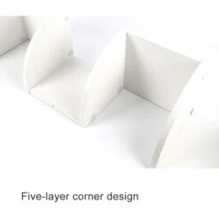 Étagères De Coin Murales,Étagère D'angle 5 Niveaux, Bibliothèque, Basic Storage Shelf, Bureau, Entrée, Chambre, Salon, Blanc -VIDAXL || Songmics Soldes 93886483 5