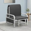 Fauteuil Convertible Canapé-Lit - Chaise Longue Rembourrée, Canapé-Lit Pliable, 1 Place, Pour Bureau À Domicile - Noir -VIDAXL || Songmics Soldes 94919062 1