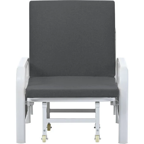 Fauteuil Convertible Canapé-Lit - Chaise Longue Rembourrée, Canapé-Lit Pliable, 1 Place, Pour Bureau À Domicile - Noir 6 Fauteuil Convertible Canapé-Lit - Chaise Longue Rembourrée, Canapé-Lit Pliable, 1 Place, Pour Bureau À Domicile - Noir – Image 4