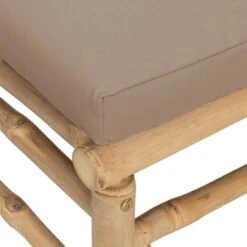 Repose-Pieds Pour Jardin Ou Salon - Tabouret Pouf Avec Coussin Taupe Bambou BV242684 - BonneVie 10 Repose-Pieds Pour Jardin Ou Salon - Tabouret Pouf Avec Coussin Taupe Bambou BV242684 - BonneVie -VIDAXL || Songmics Soldes 94934351 4
