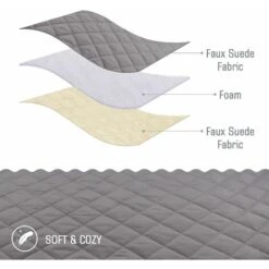 Housses De Canapé Jetées De Canapé Imperméables Avec Sangles élastiques Mousse Antidérapante Pour Le Salon Protection Pour Chiens Protéger Des Animaux Domestiques, Des éclaboussures, De L'usure Et Des -VIDAXL || Songmics Soldes 98442108 4